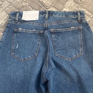 Loft straight crop size 26